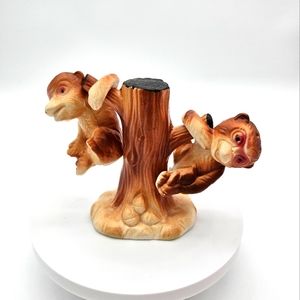 Vintage Artmark Monkeys Hanging On A Tree Salt And Pepper Shakers Japan c. 1950s